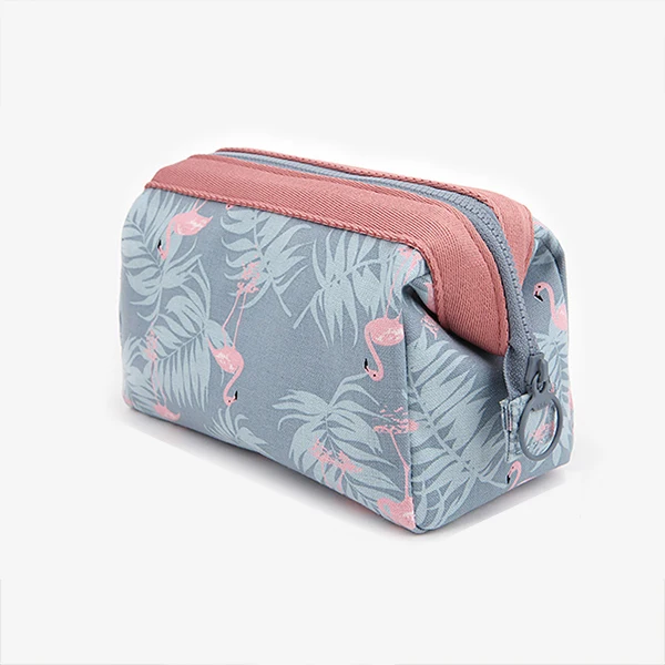 Wodoodporna kosmetyczka z flamingami na podróż Flamingo