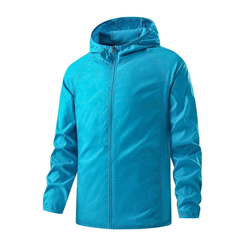Wodoodporna kurtka turystyczna unisex Błękitny