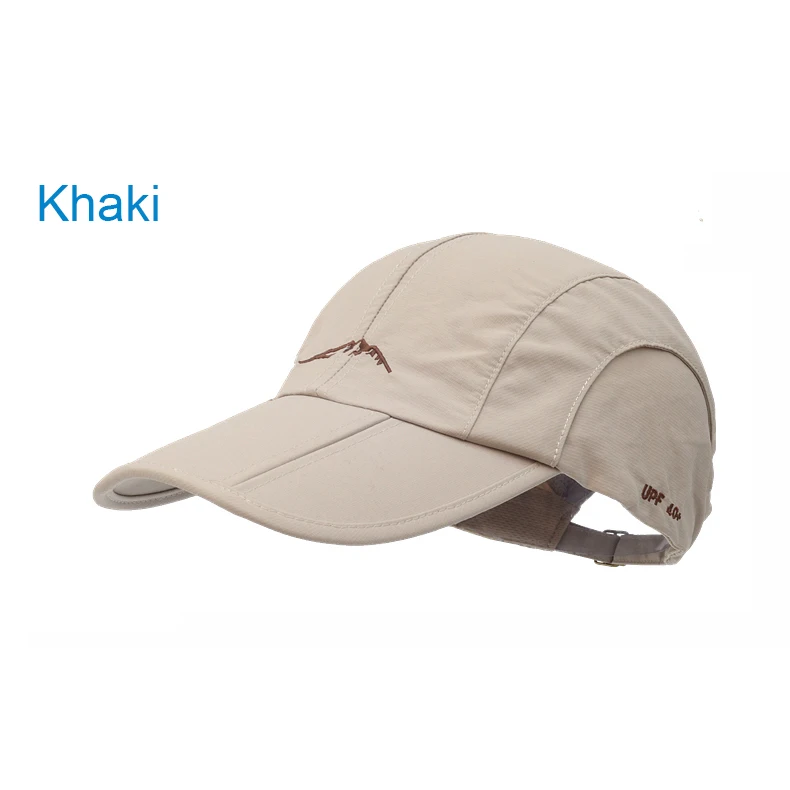 Wodoodporna składana czapka z daszkiem rowerowa unisex Khaki