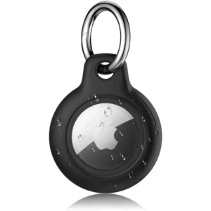 Wodoodporne etui na AirTag z brelokiem do kluczy Biały