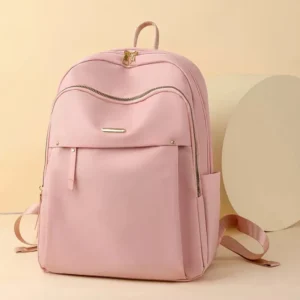 Wodoodporny nylonowy plecak damski na co dzień Bj860pink