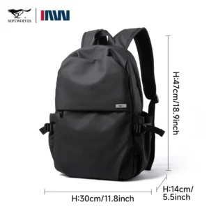 Wodoodporny plecak na laptopa 16 cali do pracy i szkoły Pvc fabric backpack