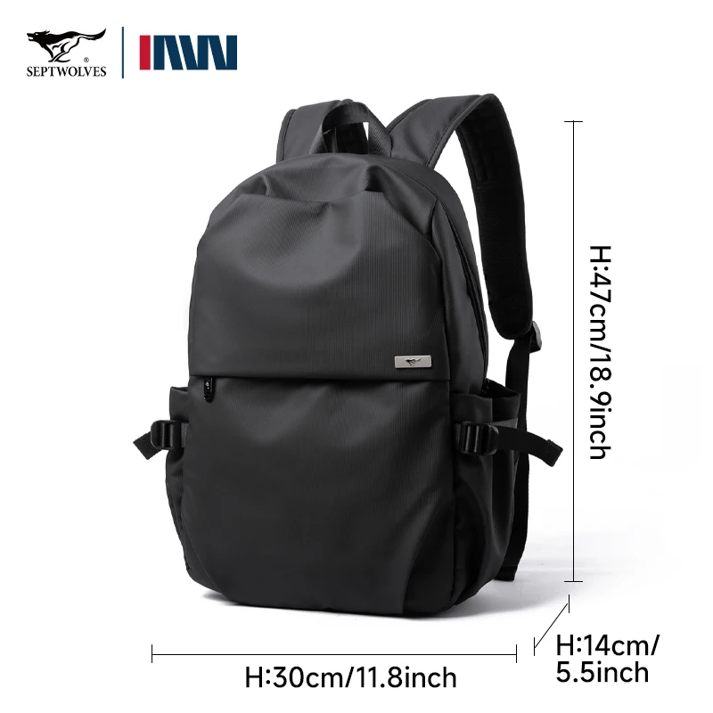 Wodoodporny plecak na laptopa 16 cali do pracy i szkoły Pvc fabric backpack