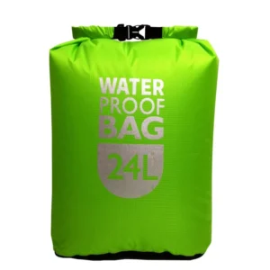 Worek wodoodporny dry bag na kajak i wędrówki Zielony
