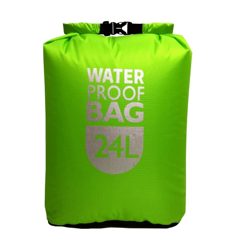 Worek wodoodporny dry bag na kajak i wędrówki Zielony