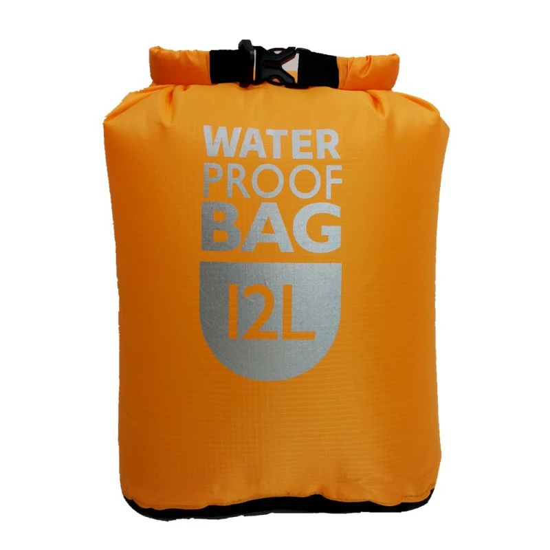 Worek wodoodporny dry bag na kajak i wędrówki Pomarańczowy