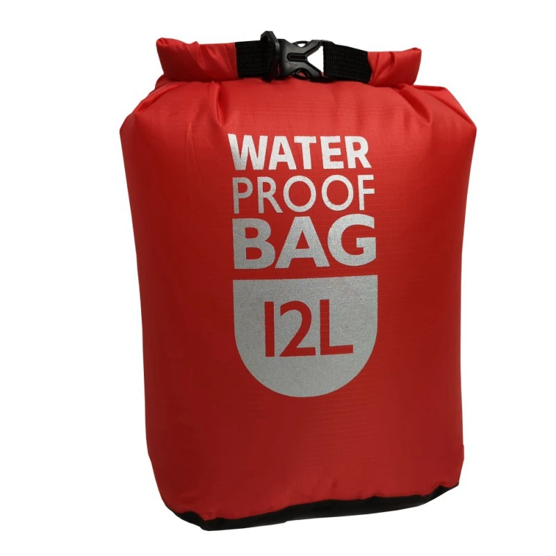 Worek wodoodporny dry bag na kajak i wędrówki Czerwony