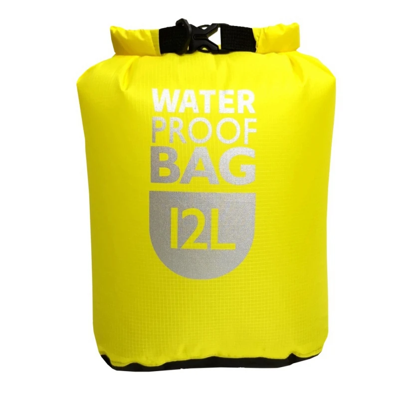 Worek wodoodporny dry bag na kajak i wędrówki Żółty