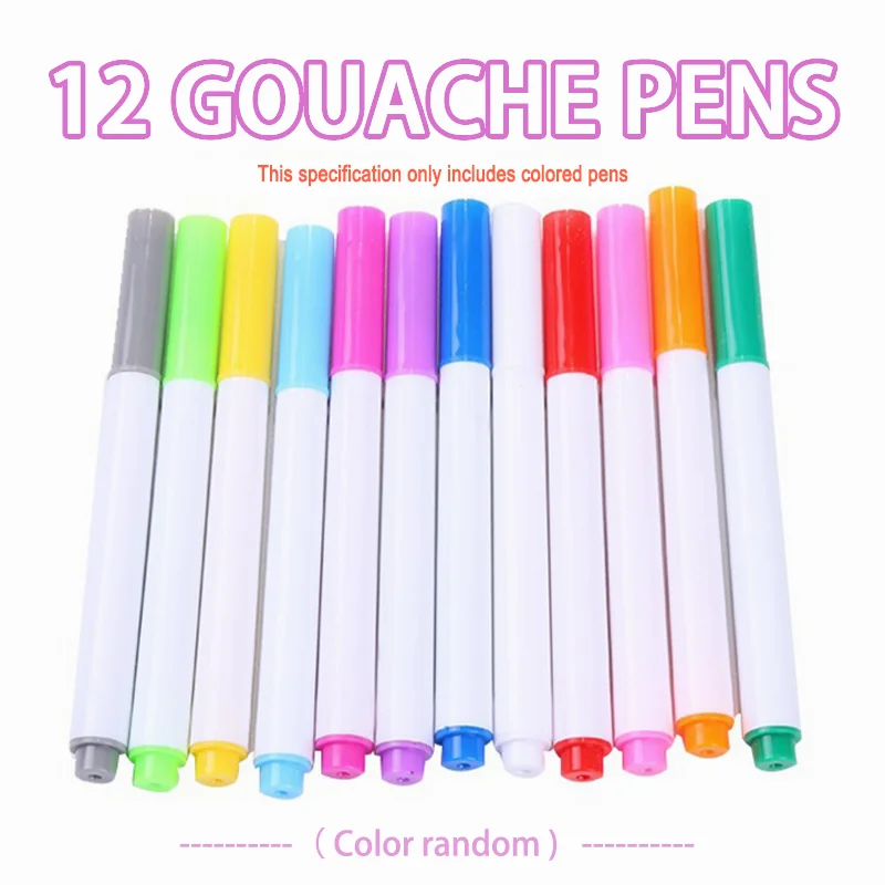 Wymazywalna książeczka do rysowania z pisakami Color water chalk