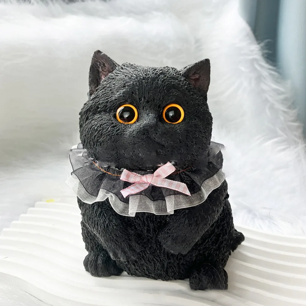 Zabawka antystresowa kot squishy z flokowaną powierzchnią śliwka