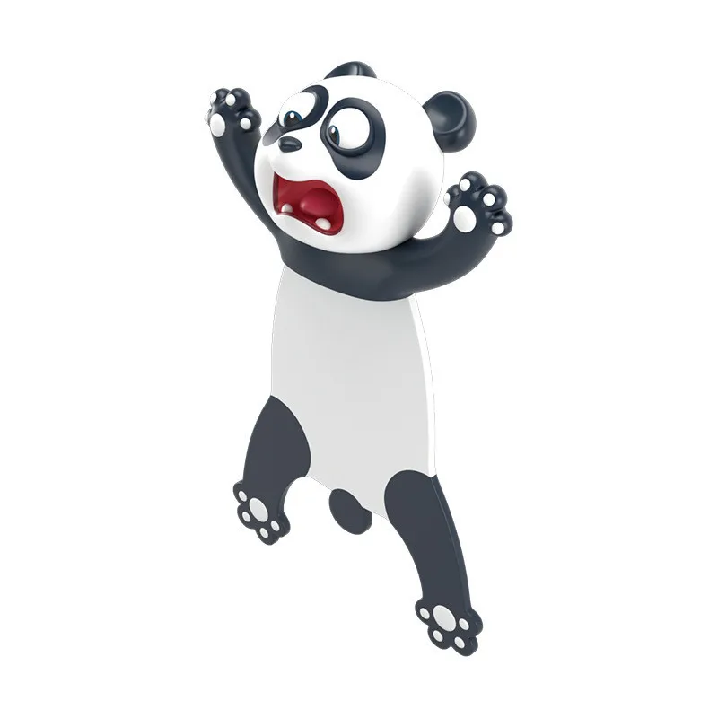 Zakładki do książek 3D zwierzątka PVC – kot, panda, pies Shiba Złoto