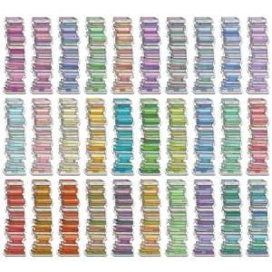 Zakładki do książek Book Tracker 30 sztuk, estetyczne Mieszany kolor