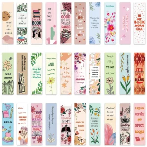 Zakładki do książek kawaii - zestaw 30 sztuk Czarny