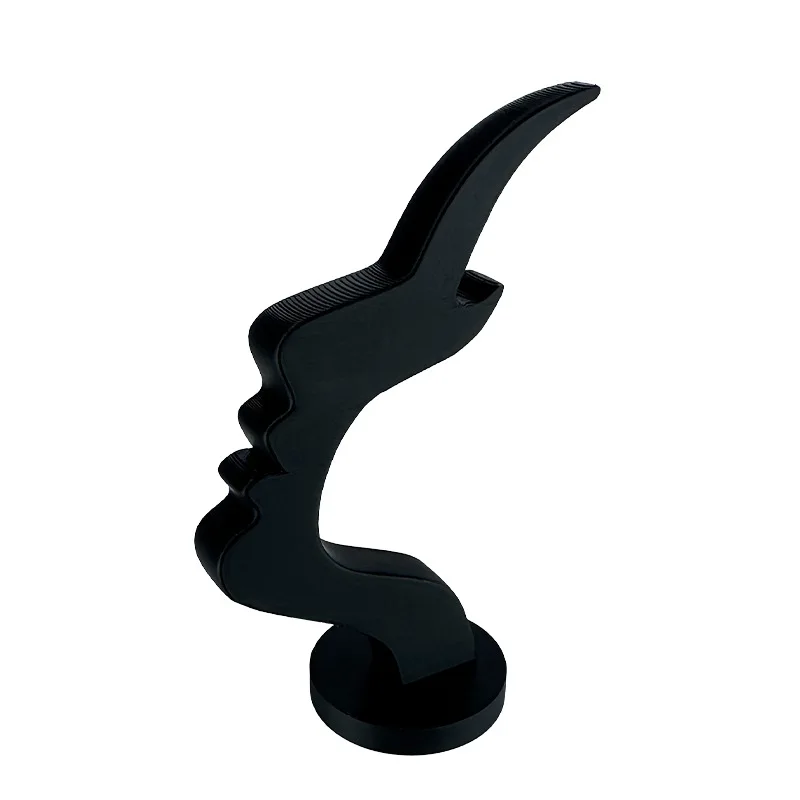 Zakrzywiony stojak na okulary - minimalistyczny organizer Jasnoszary
