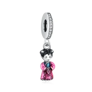 Zawieszka charms srebro 925 kot szczęścia 24