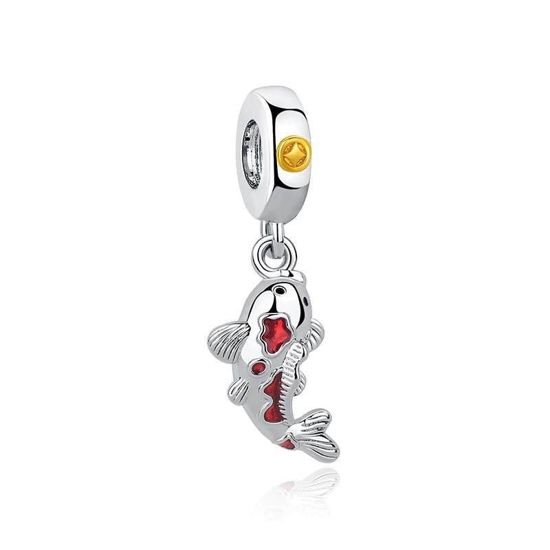 Zawieszka charms srebro 925 kot szczęścia 33