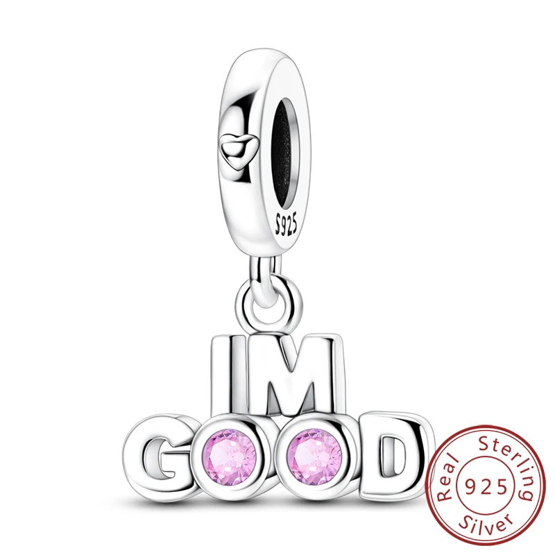 Zawieszki i koraliki srebro 925 - kapibara, kot, szczeniak do bransoletek Beżowy