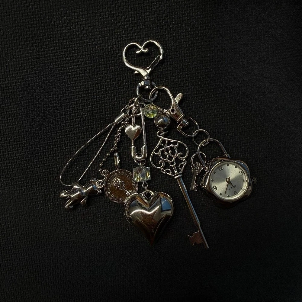 Zegarek kieszonkowy na łańcuszku steampunk vintage brelok Burlywood
