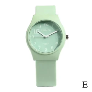 Zegarek kwarcowy w pastelowych kolorach 36 mm E