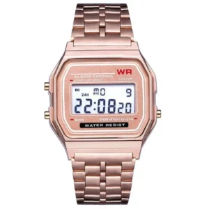 Zegarek LED cyfrowy unisex w stylu militarnym Róża