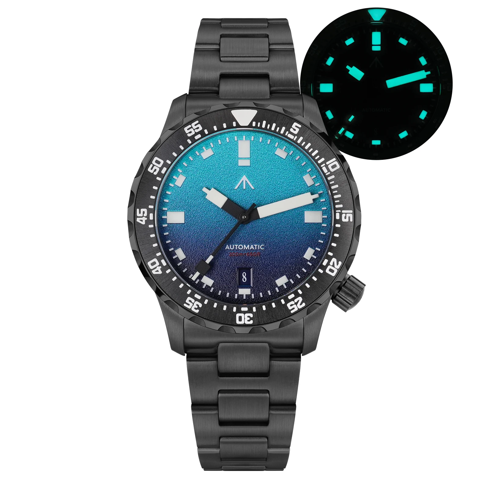 Zegarek męski automatyczny MILITADO ML20 Diver 39mm PT5000 200m Czarny