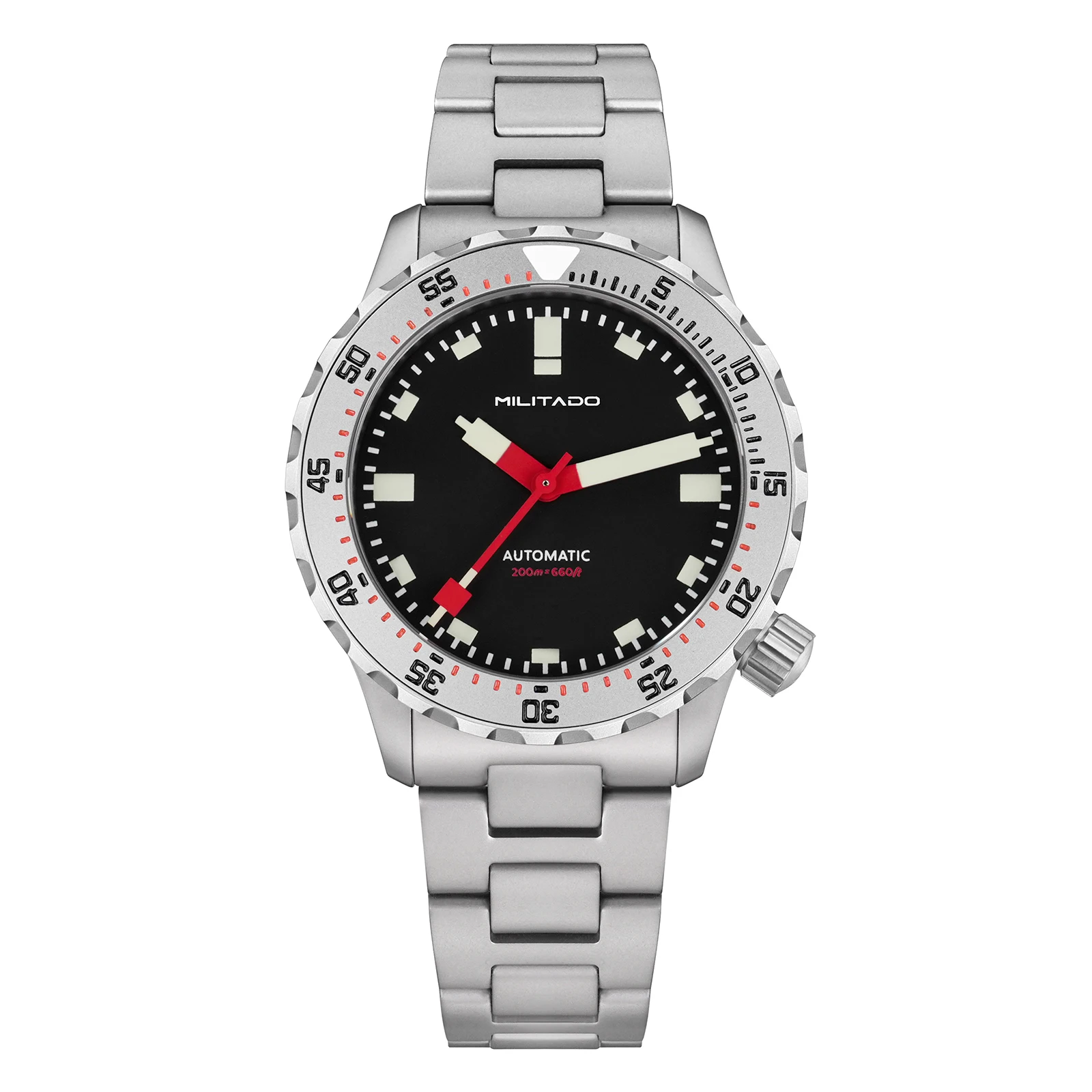 Zegarek męski automatyczny MILITADO ML20 Diver 39mm PT5000 200m No date
