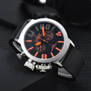Zegarek męski chronograf U-BOAT – pasek silikonowy 44 mm No box 01