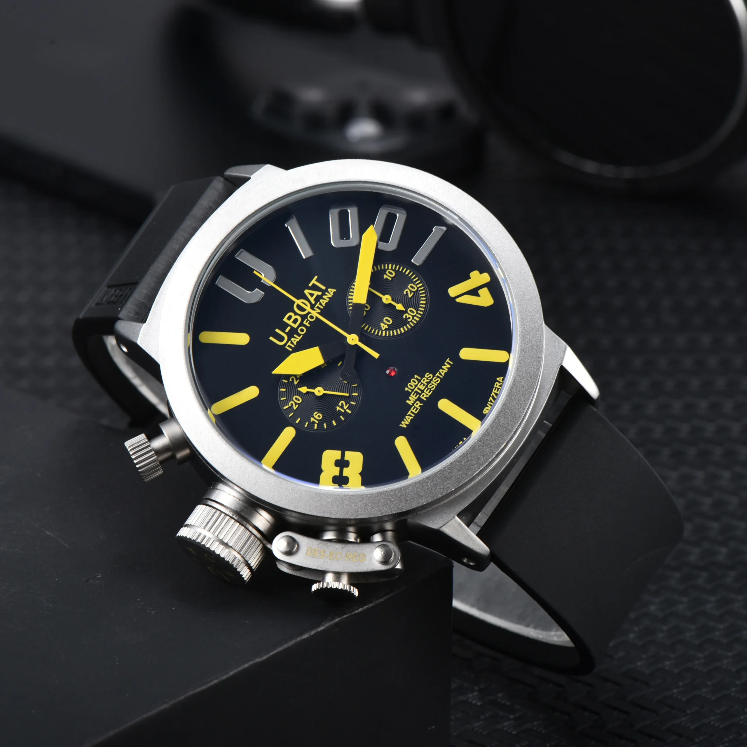 Zegarek męski chronograf U-BOAT – pasek silikonowy 44 mm No box 03