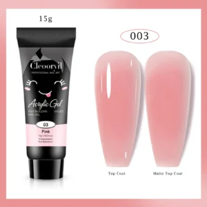 Żel akrylowy poli gel do przedłużania paznokci 15 ml 03