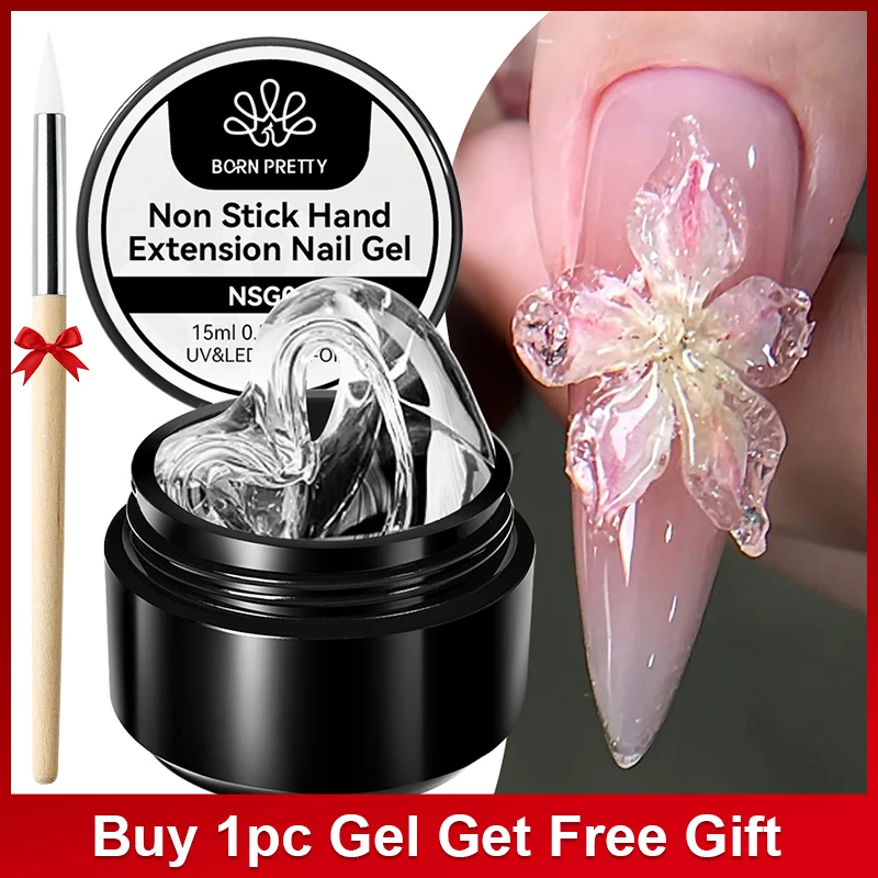Żel budujący Born Pretty 15 ml – do przedłużania paznokci Set1