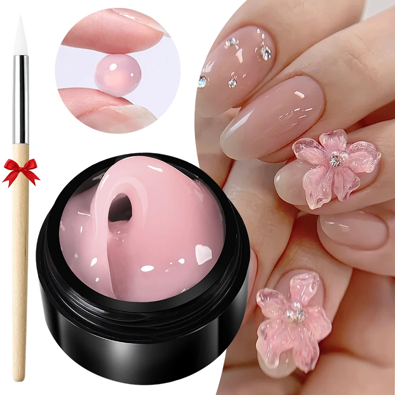 Żel budujący Born Pretty 15 ml – do przedłużania paznokci Set4