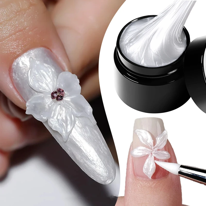 Żel budujący Born Pretty 15 ml – do przedłużania paznokci Biały