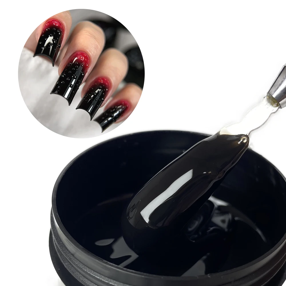 Żel budujący do paznokci Jillnails 100 g UV/LED Czarny