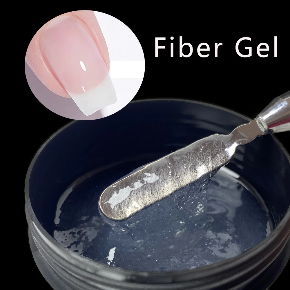 Żel budujący do paznokci Jillnails 100 g UV/LED Clear fiber gel