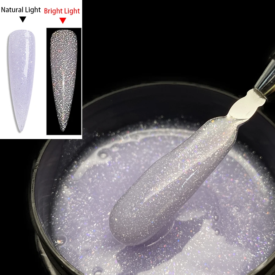 Żel budujący do paznokci Jillnails 100 g UV/LED Fioletowy