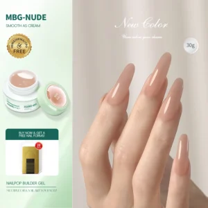 Żel budujący HEMA-FREE Nailpop 30 g do przedłużania paznokci Mbg nude