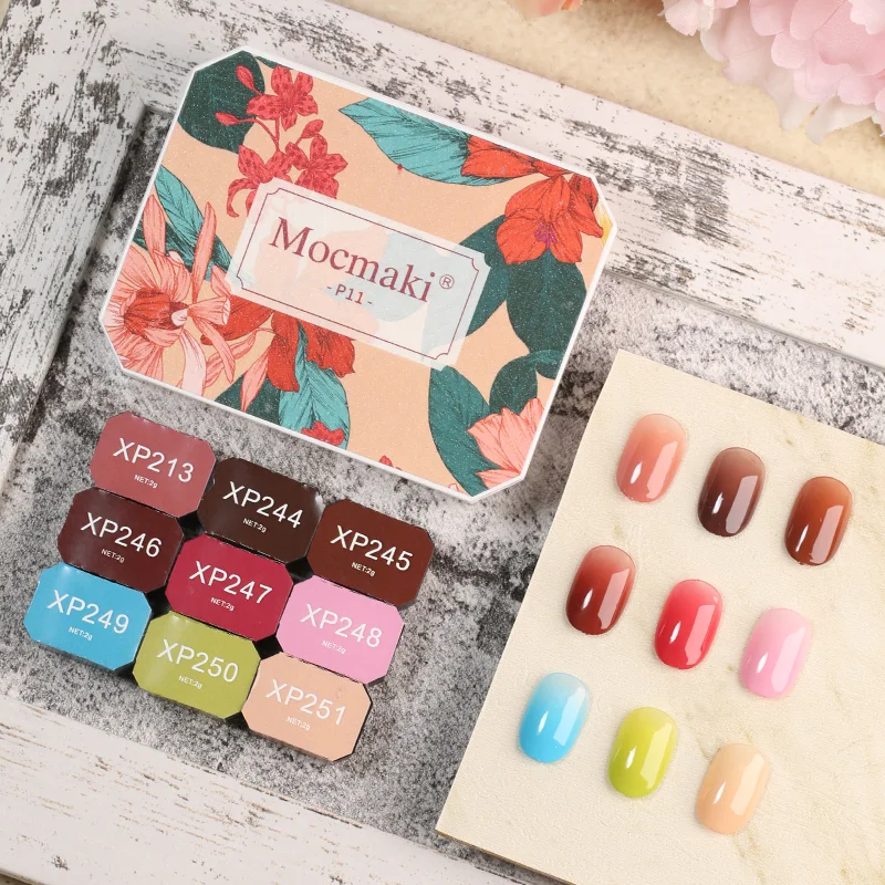 Żel do zdobienia paznokci 3 w 1 - efekt rumieńca i gradientu 11