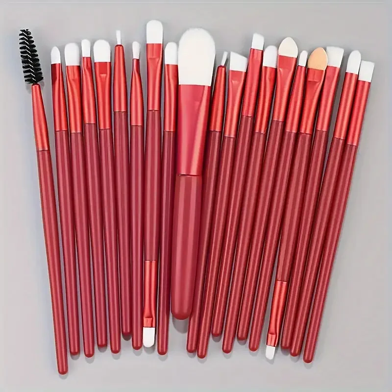Zestaw 20 pędzli do makijażu z gąbką beauty blender 20re n