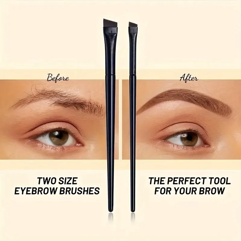 Zestaw 4 pędzli do cieni i rozmazywania eyelinera Kolba