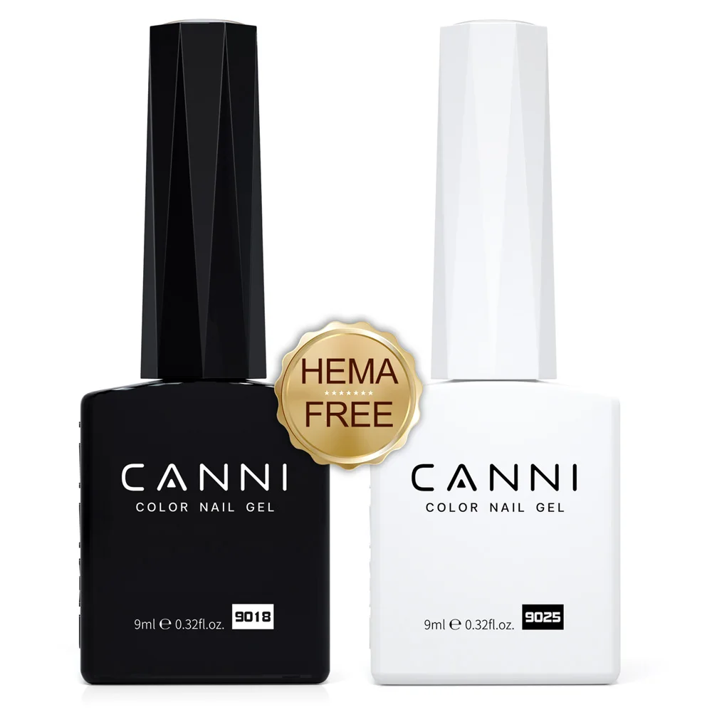 Zestaw 6 lakierów hybrydowych CANNI HEMA FREE UV LED 90189025
