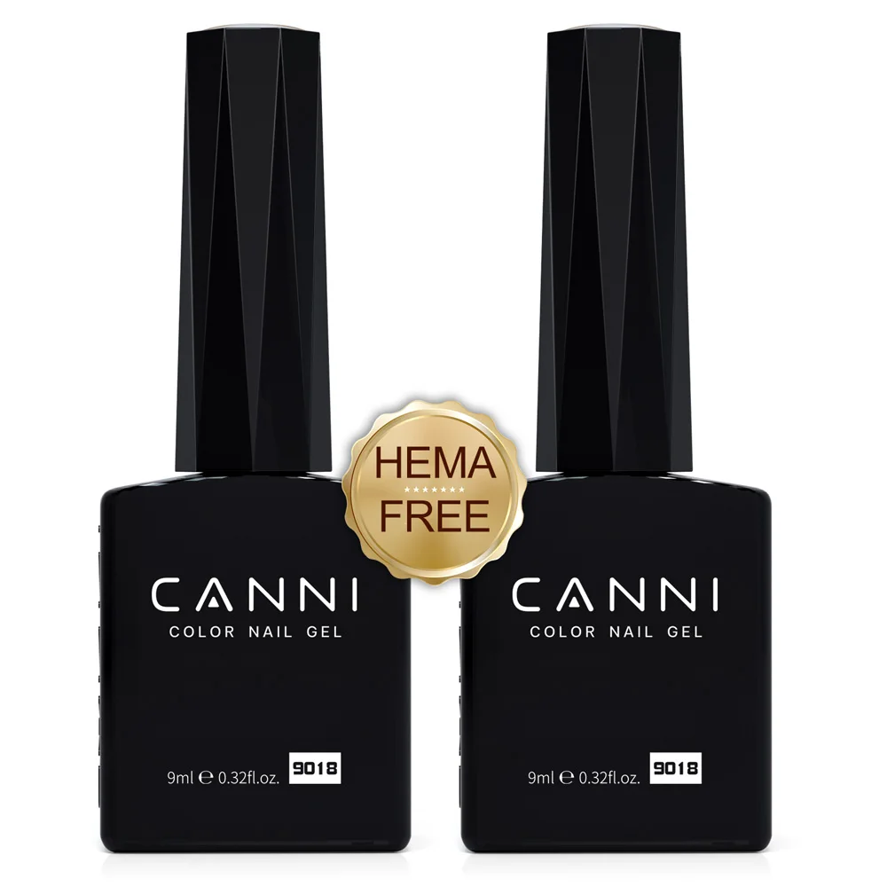 Zestaw 6 lakierów hybrydowych CANNI HEMA FREE UV LED 9018x2