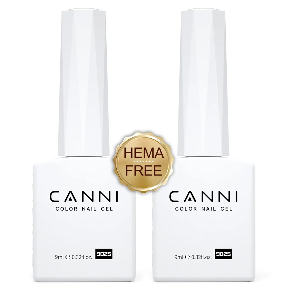 Zestaw 6 lakierów hybrydowych CANNI HEMA FREE UV LED 9025x2