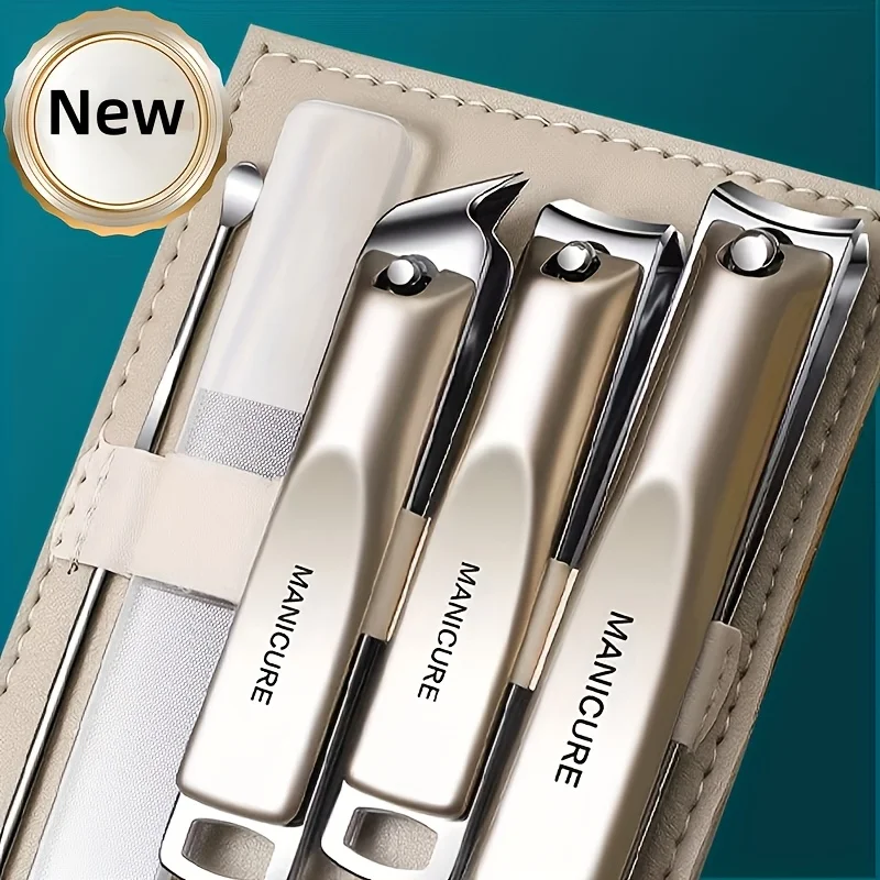 Zestaw do manicure i pedicure 5 elementów z etui 5pcs