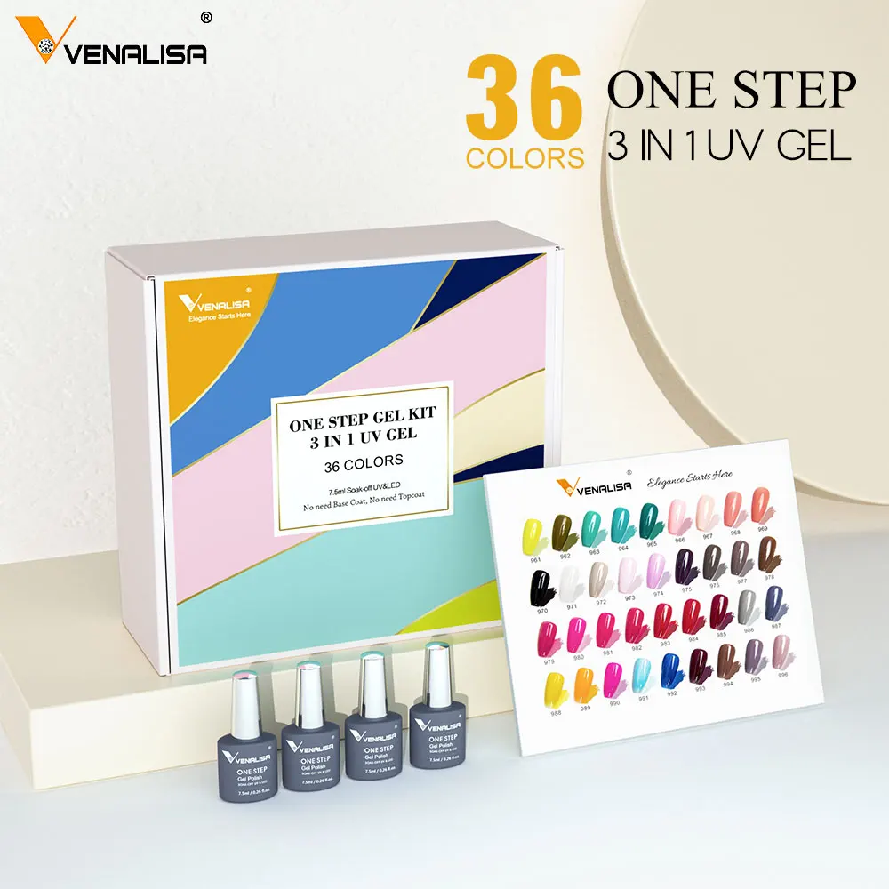 Zestaw lakierów hybrydowych VENALISA HEMA Free w walizce 90512k kit