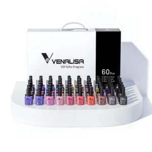 Zestaw lakierów hybrydowych VENALISA HEMA Free w walizce Vip 60 color