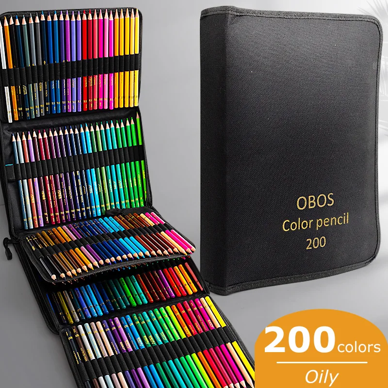 Zestaw kredek akwarelowych z etui 48-200 sztuk Bordowy
