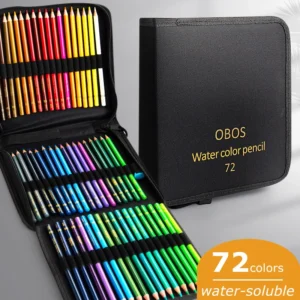 Zestaw kredek akwarelowych z etui 48-200 sztuk Jasnoszary