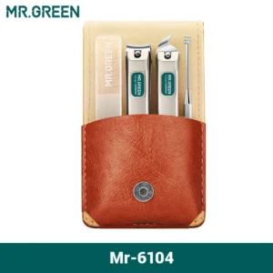 Zestaw do manicure MR.GREEN w etui ze stali nierdzewnej Mr 6104