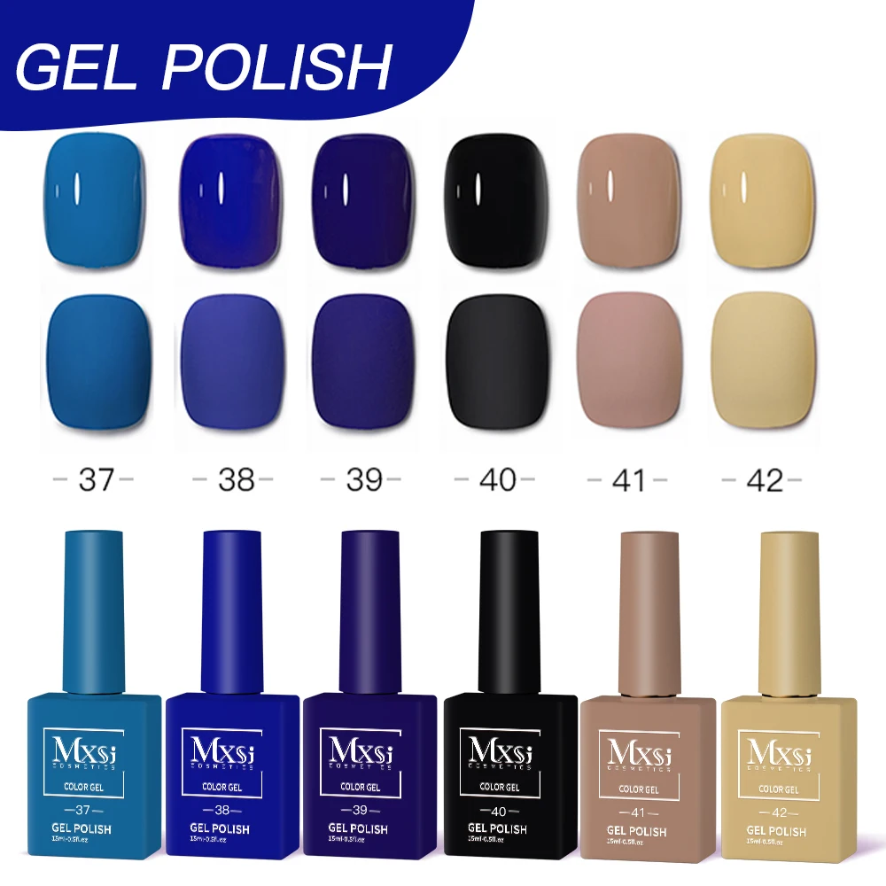 Zestaw do nail art żelowego DIY 6 sztuk UV LED — półtrwały manicure Różowy