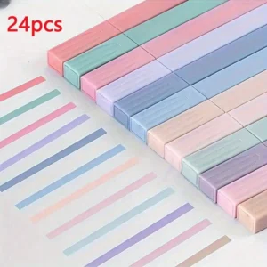 Zestaw pastelowych zakreślaczy bez tuszu odpornych na rozmazywanie Bordowy